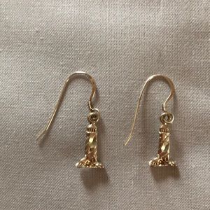 Silver Lighthouse earrings